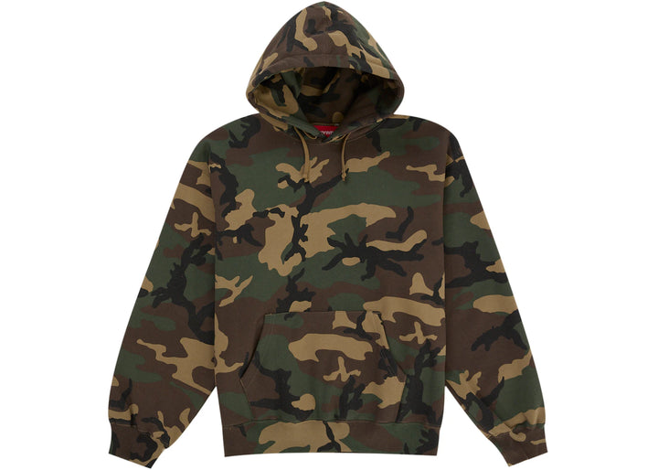 Supreme Satin Applique Hooded Sweatshirt (SS26) Woodland Camo - Szary - N-Hype