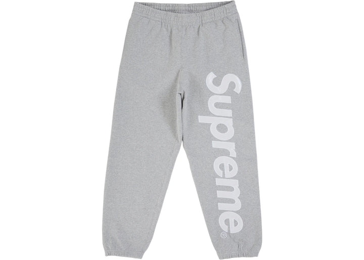 Supreme Satin Applique Sweatpant (SS26) Heather Grey - Szary - N-Hype