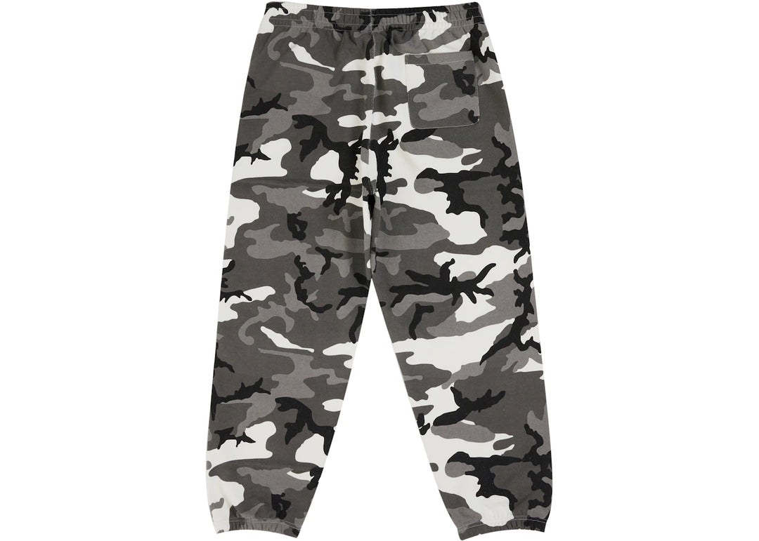 Supreme Satin Applique Sweatpant (SS26) Snow Camo - Szary - N-Hype