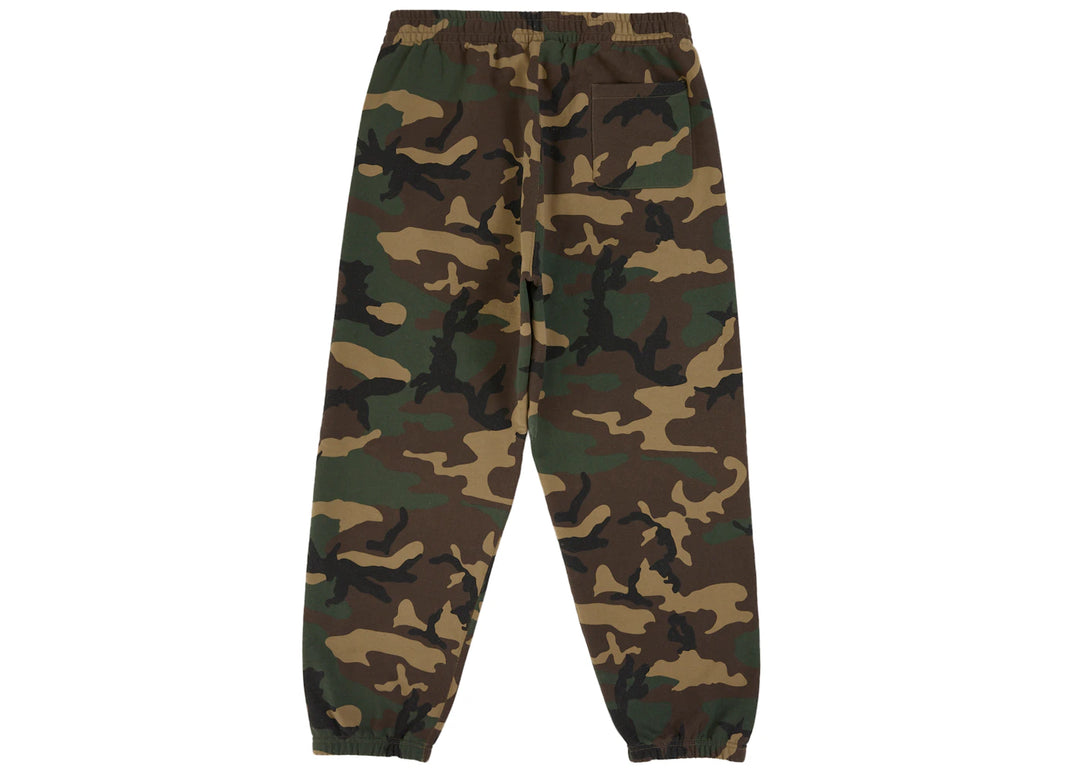 Supreme Satin Applique Sweatpant (SS26) Woodland Camo - Zielony - N-Hype