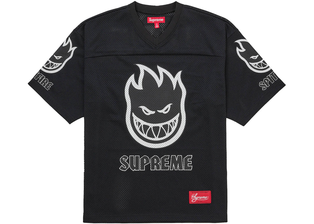 Supreme Spitfire Football Jersey Black - Czarny - N-Hype
