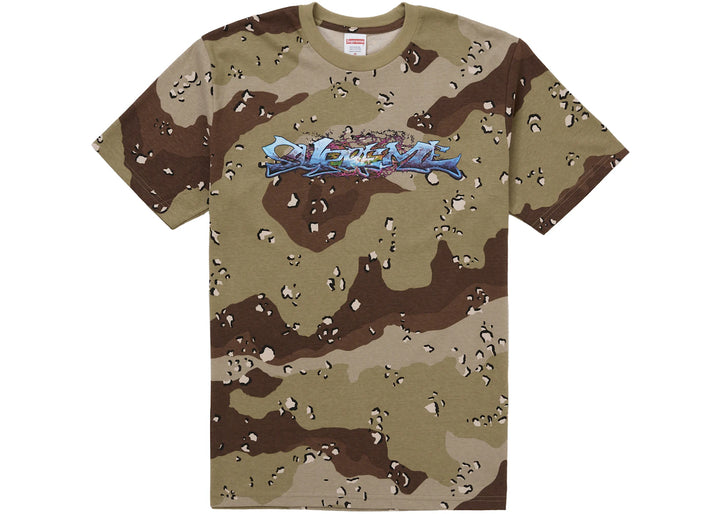 Supreme Tag Tee Chocolate Chip Camo - Brąz - N-Hype