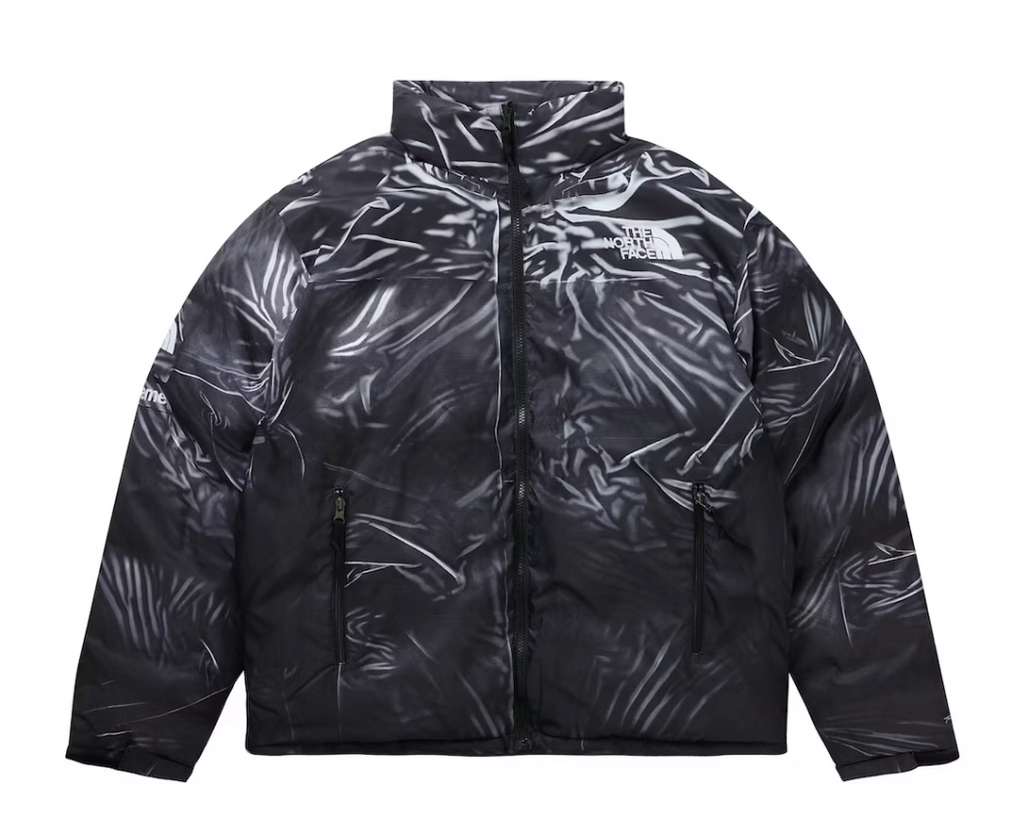 Supreme The North Face Printed Nuptse Trompe L'oeil Jacket Black Supreme The North Face Printed Nuptse Trompe L'oeil Jacket Black