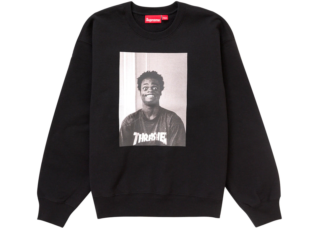 Supreme Thrasher Crewneck Black - N-Hype