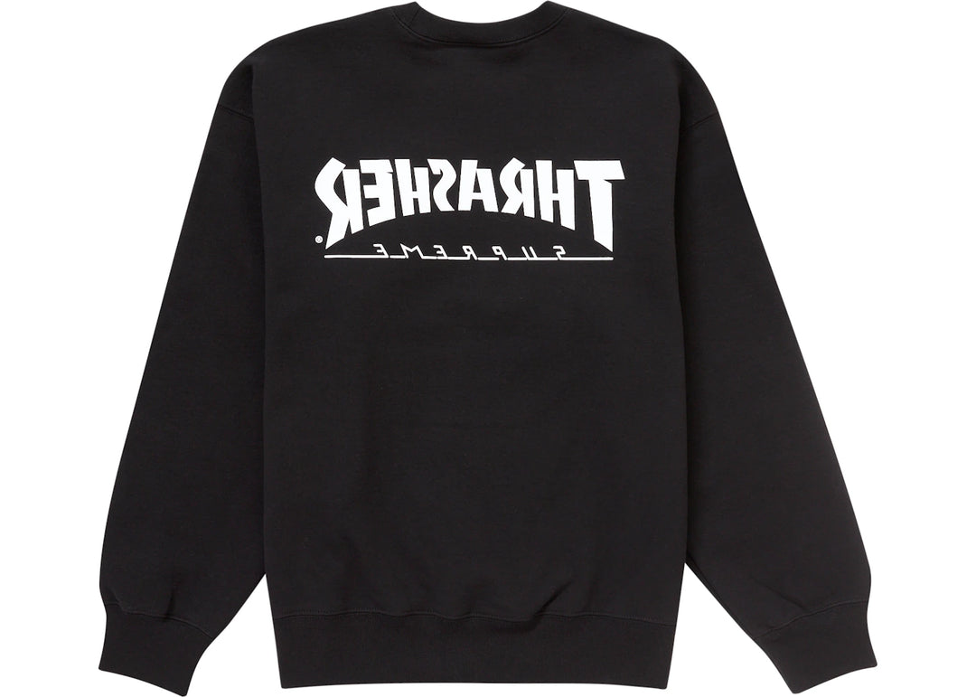 Supreme Thrasher Crewneck Black - N-Hype