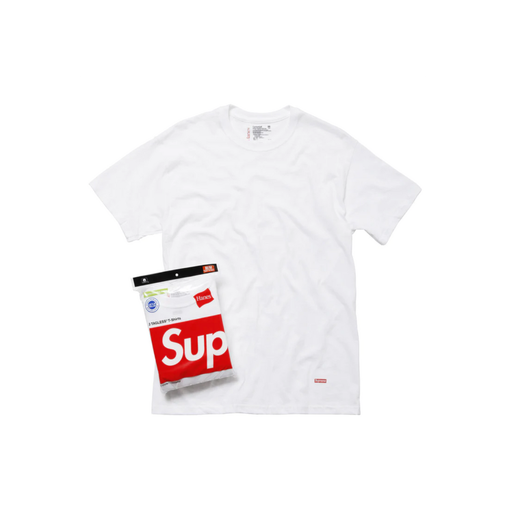 Supreme x Hanes Tagless Tee 'White'