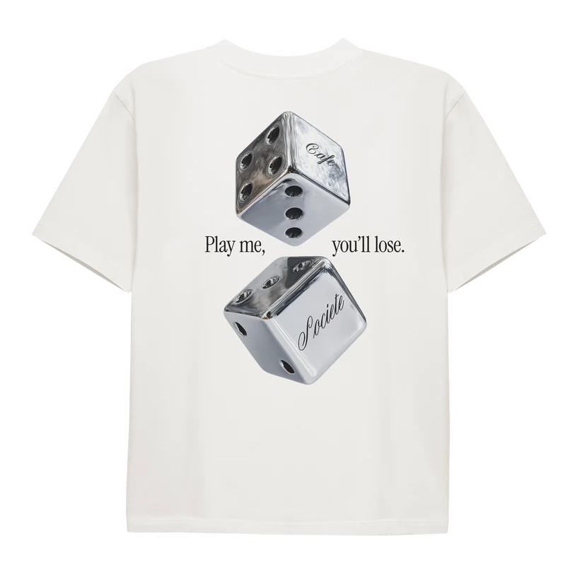Cafe Societe T-shirt Dices White