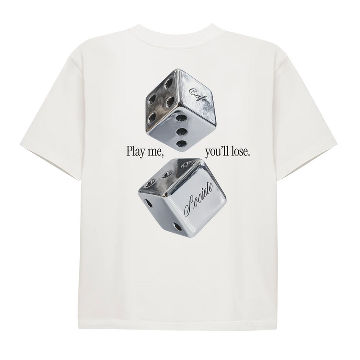 Cafe Societe T-shirt Dices White