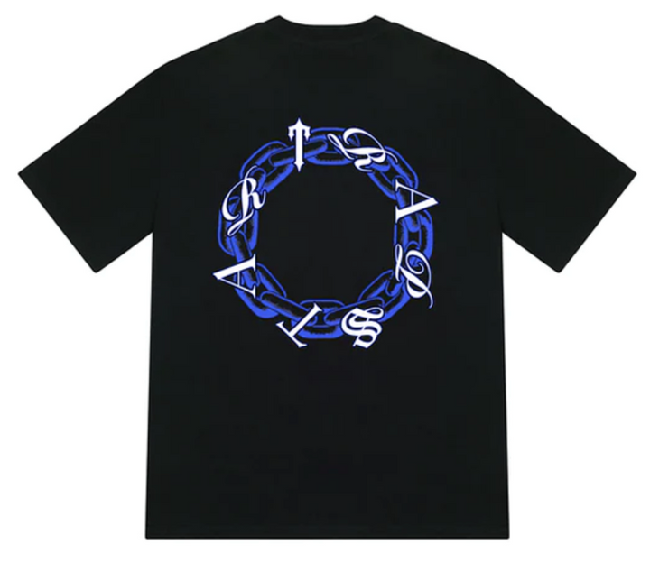 Trapstar Chain Script Tee Ice Black Showroom MHype Lodz Polska