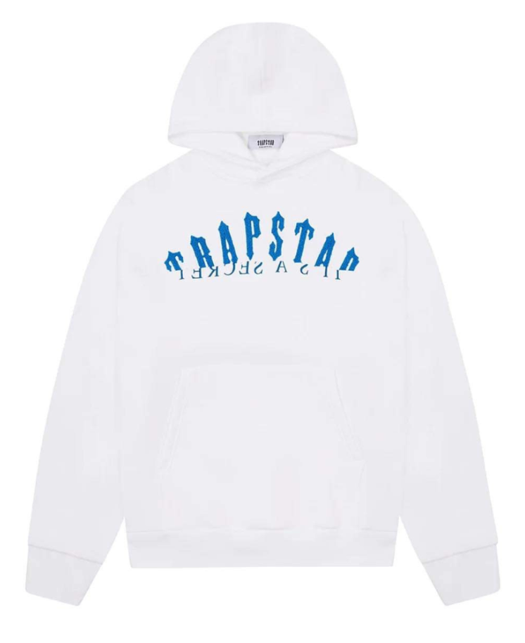 Trapstar De-Con Arch Hoodie White Blue Showroom nHype Lodz POlska