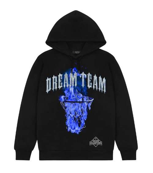 Trapstar Dream Team Hoodie Black Blue