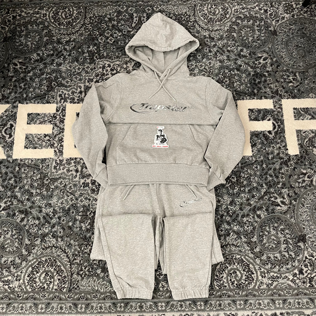 Trapstar Hyperdrive Tracksuit Grey Chrome Showroom NHype Lodz Polska