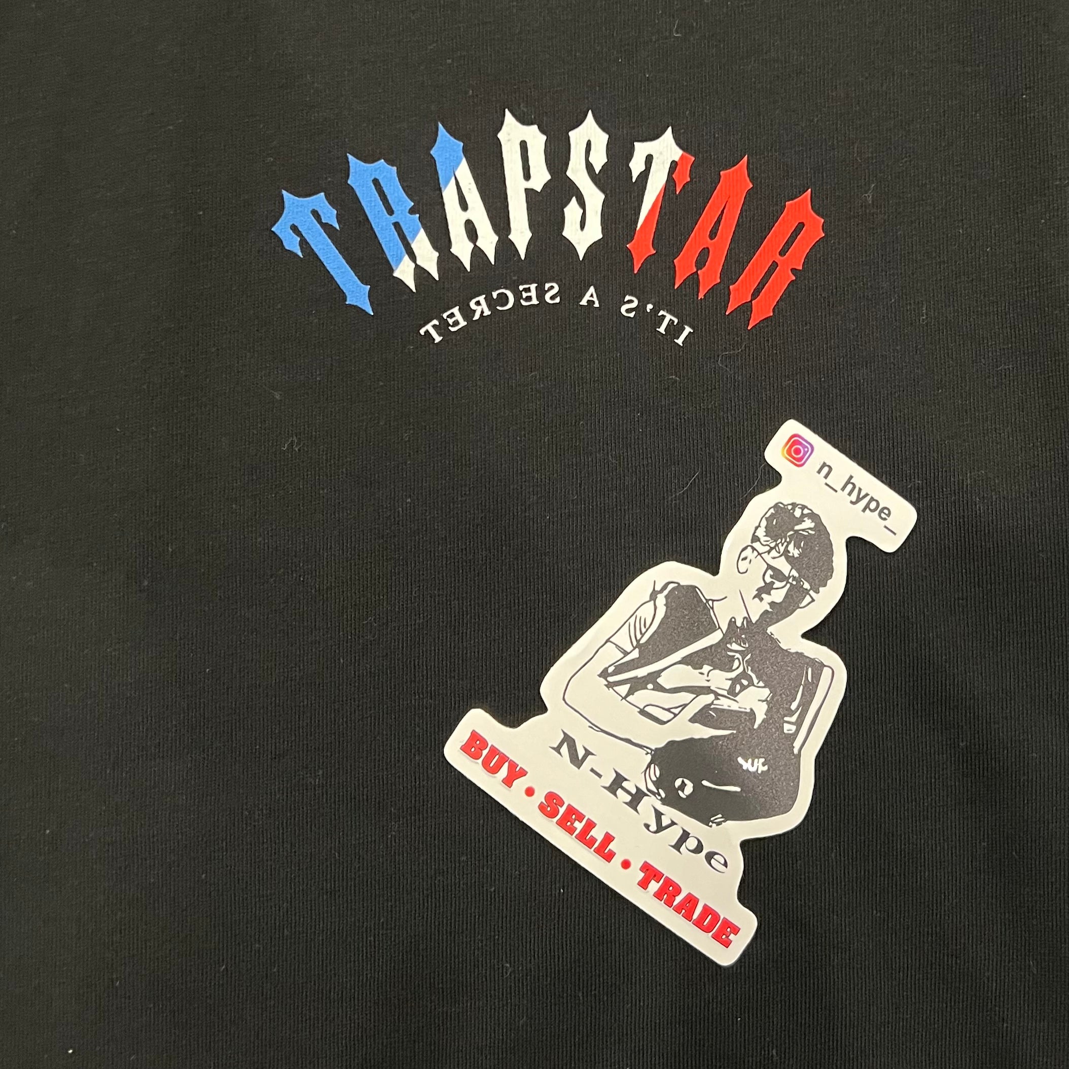 Trapstar Irongate Arch Its A Secret Tee - Black Logo Lodz Polska