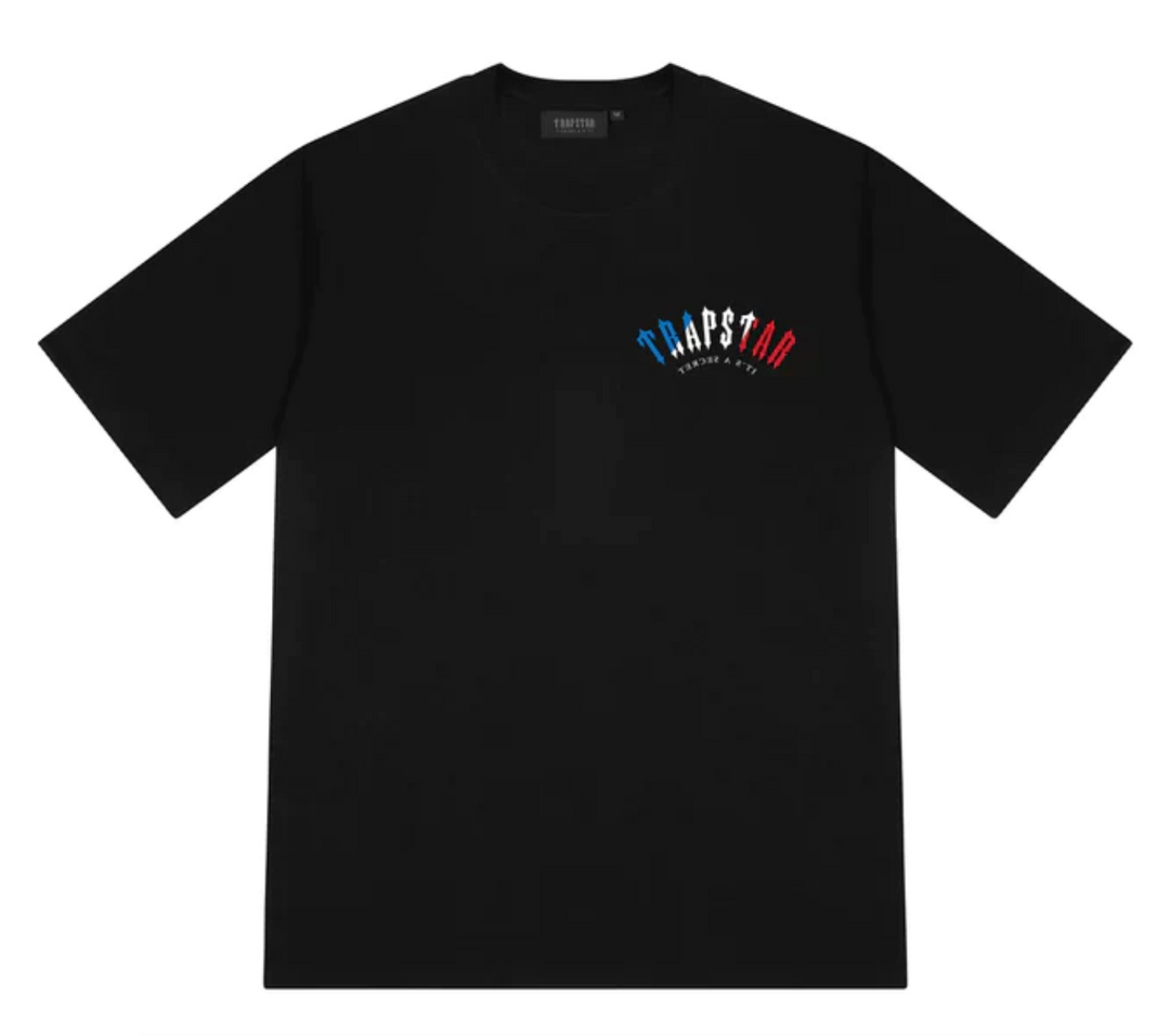 Trapstar Irongate Arch Its A Secret Tee - Black Przod Lodz Polska