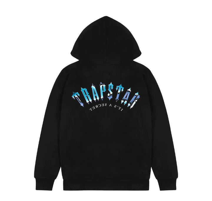 Trapstar Irongate Its A Secret Hoodie Black Chrome Przod Lodz Polska