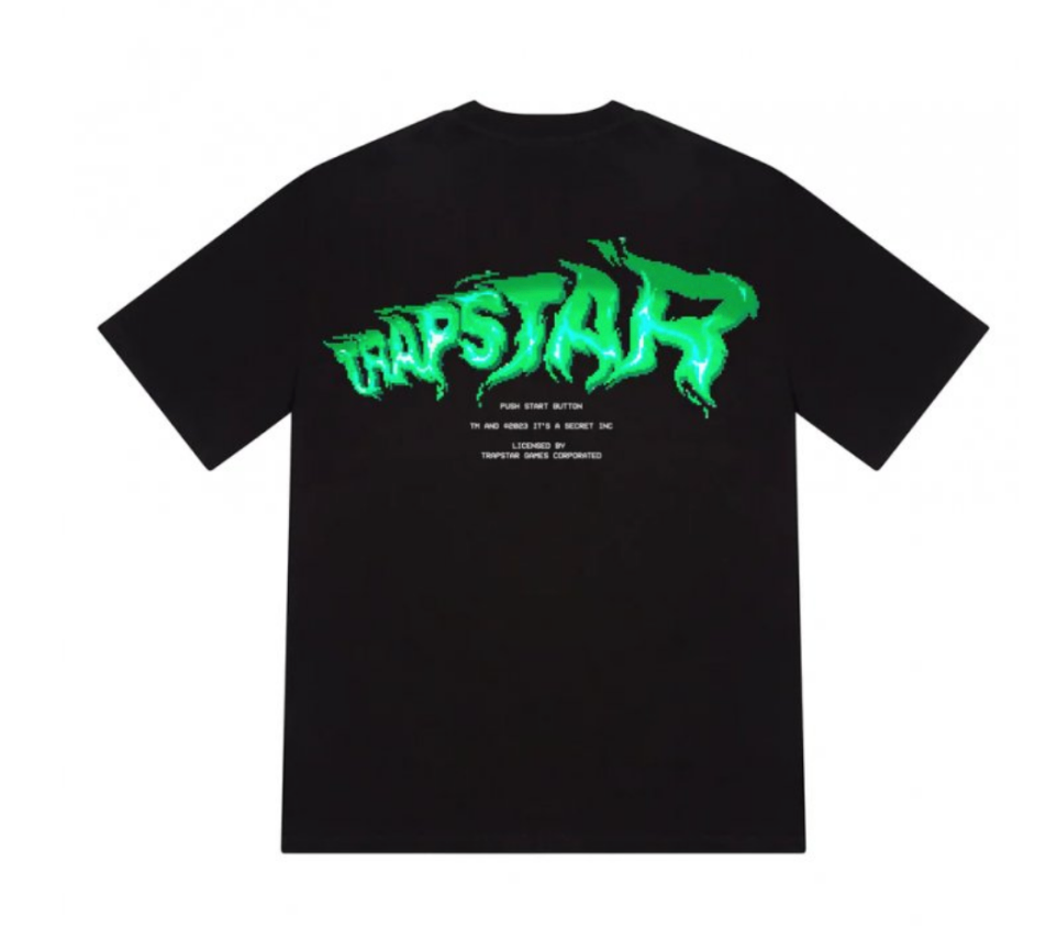 Trapstar Press The Button Tee Black Przod Lodz Polska