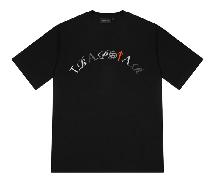 Trapstar Script 2.0 Tee - Black Przod Lodz Polska