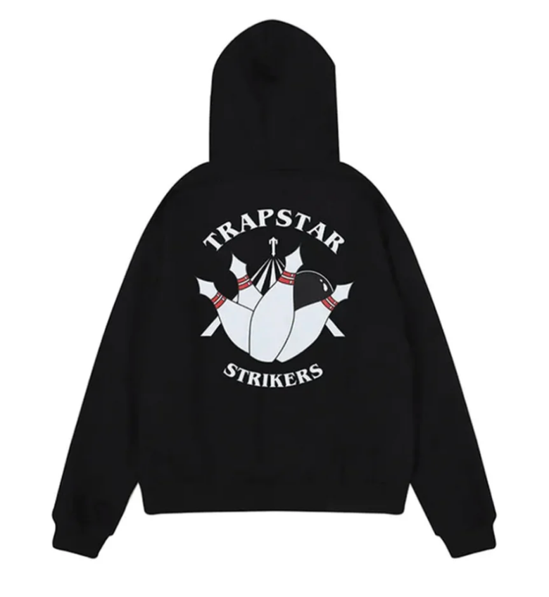 Trapstar Strikers Hoodie Black Tyl Lodz Polska