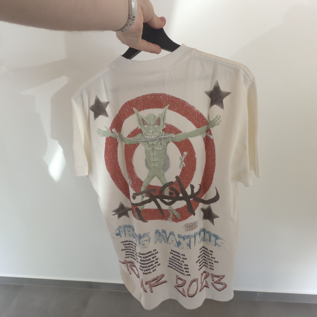 Travis Scott Utopia Circus Maximus 2023 Tour III Tee White