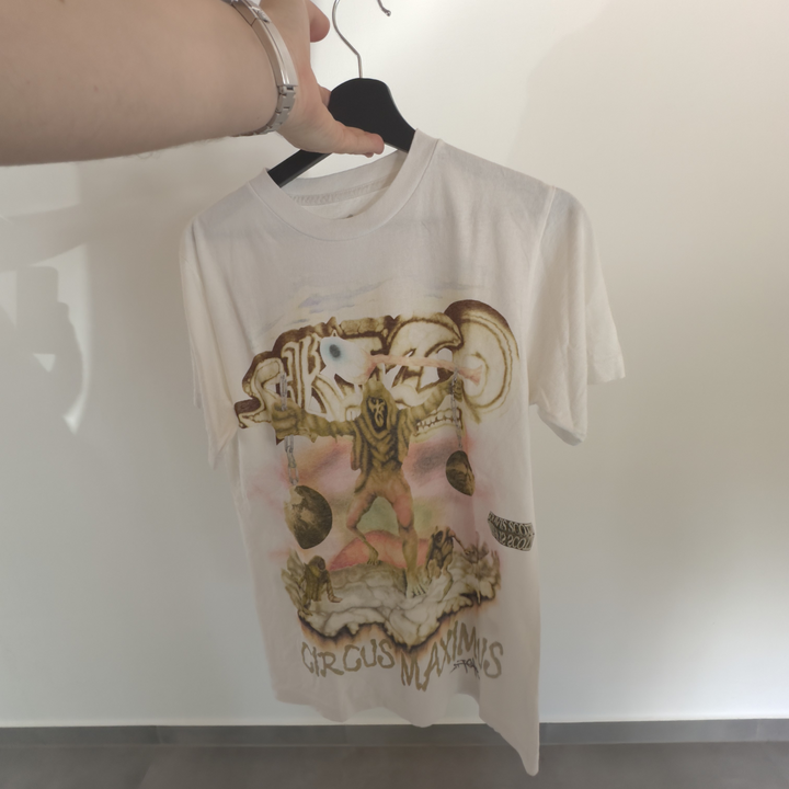 Travis Scott Utopia Tour Skitzo Circus Maximus Tee White