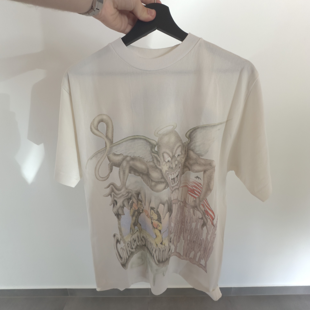 Travis Scott Utopia Circus Maximus 2023 Tour III Tee White