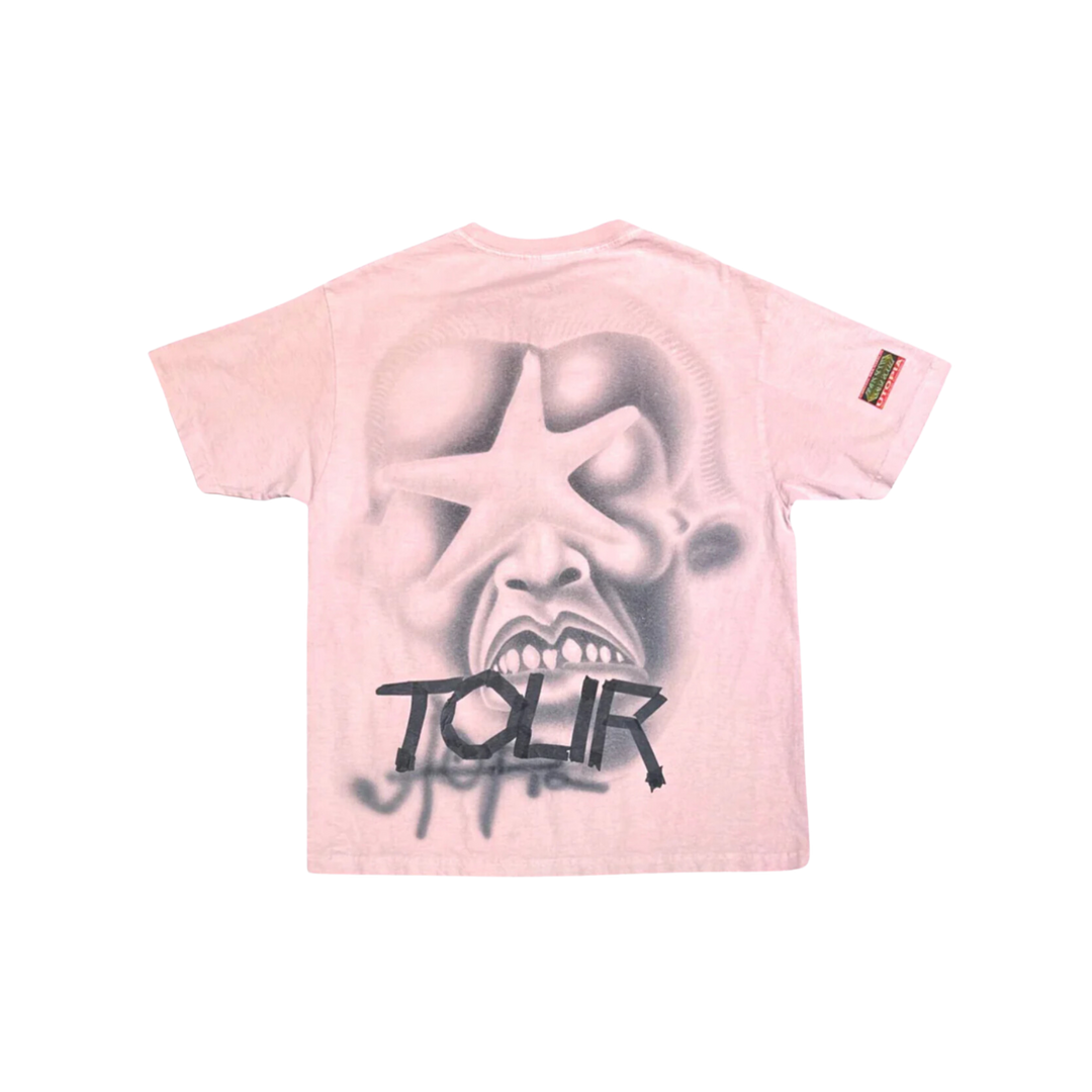 Travis Scott Utopia Circus Maximus Pink Star Tee