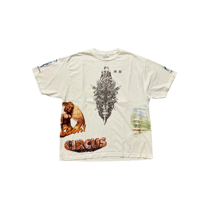 Travis Scott Utopia Circus Maximus See The Future Tee White