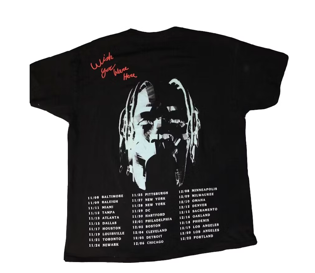 Travis Scott Astroworld Tour Tee Black Tyl Lodz Polska