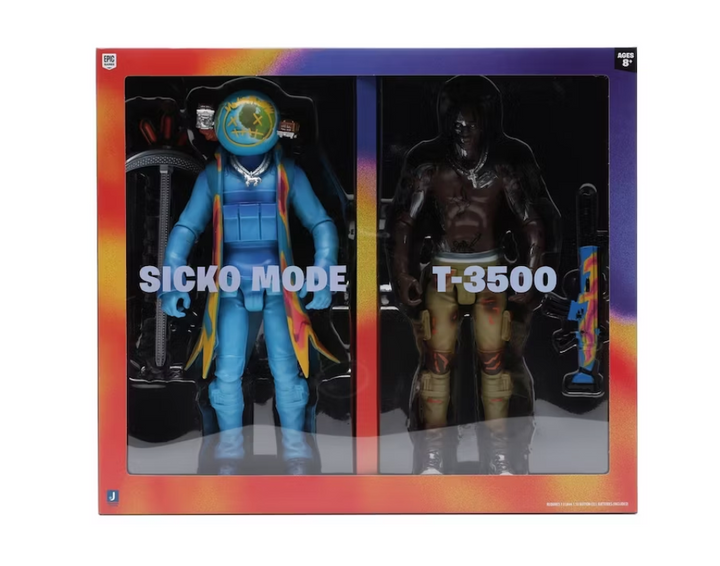 Travis Scott Cactus Jack Fortnite 12" Action Figure Duo Set Showroom NHype Lodz Polska 2