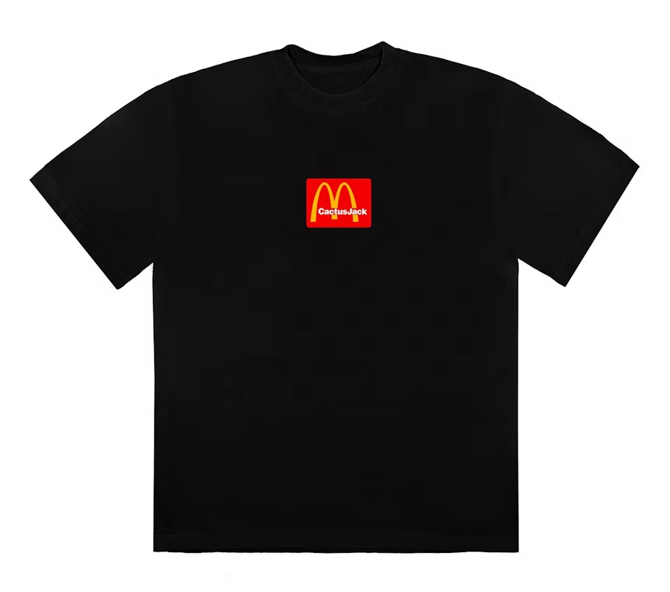 Travis Scott x McDonald's Sesame II T-shirt Black/Red Front Lodz Polska