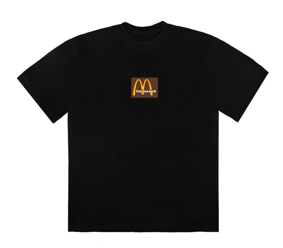 Travis Scott x McDonald's Sesame Inv T-shirt Black/Brown Front Lodz Polska