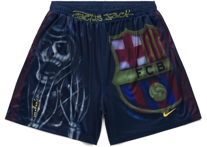 Travis Scott x Nike x FC Barcelona Skeleton Home Shorts Multicolor - Multicolor - N-Hype