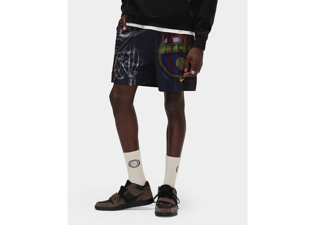 Travis Scott x Nike x FC Barcelona Skeleton Home Shorts Multicolor - Multicolor - N-Hype