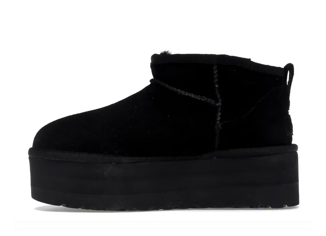 UGG Classic Ultra Mini Platform Boot Black (Women's) bok wewnetrzny Lodz Polska