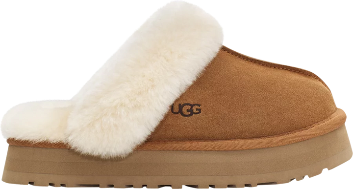 UGG Disquette Slipper Chestnut (Women's) bok zewnetrzny Lodz Polska