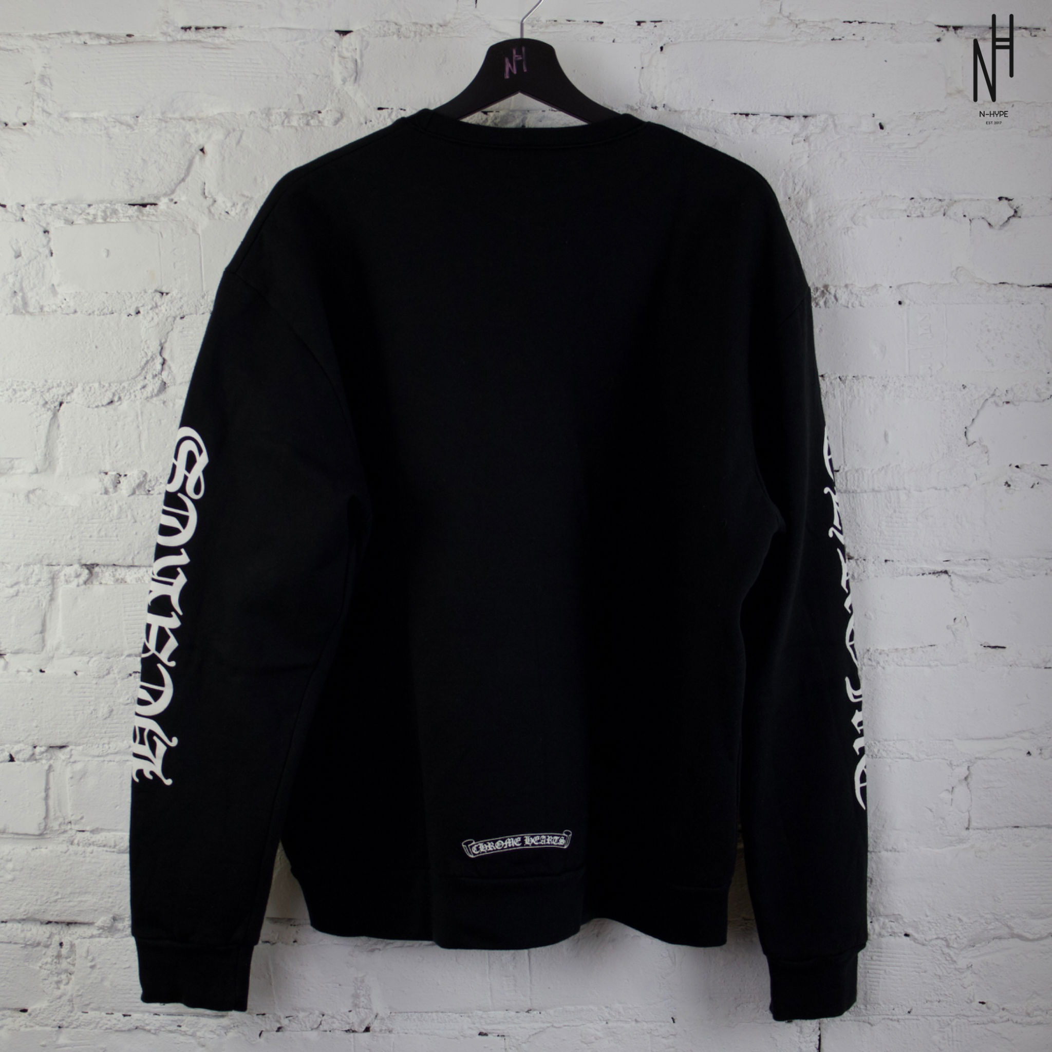 Chrome Hearts Neck Logo Crewneck Black