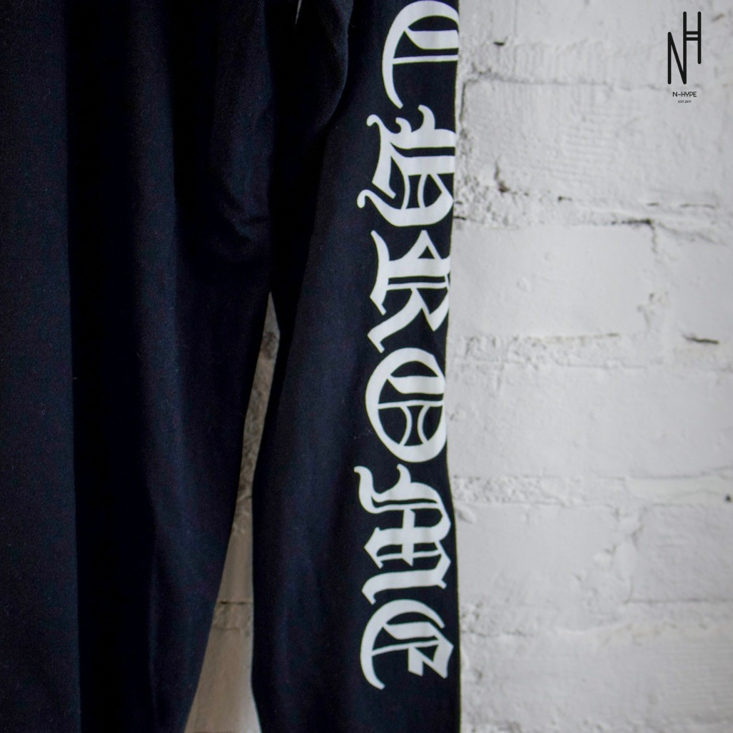 Chrome Hearts Neck Logo Long Sleeve Black – N-Hype Chrome Hearts Neck Logo Long Sleeve Black – N-Hype