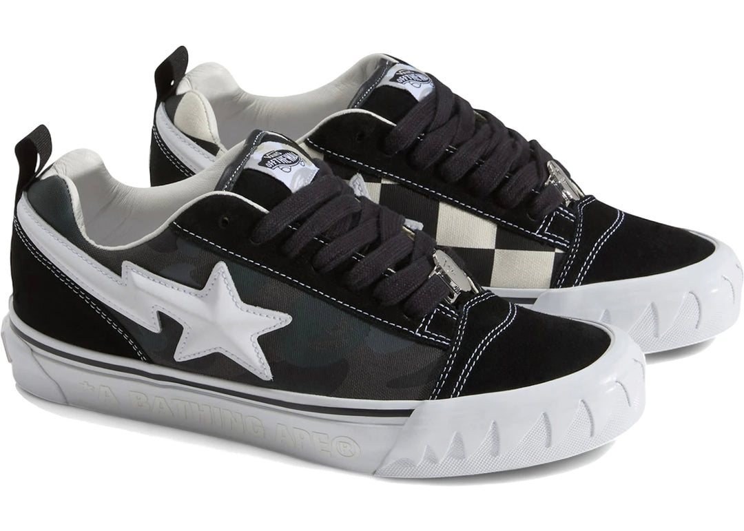 Vans Knu Skool Bape Camo Black - Kamuflaż. - N-Hype