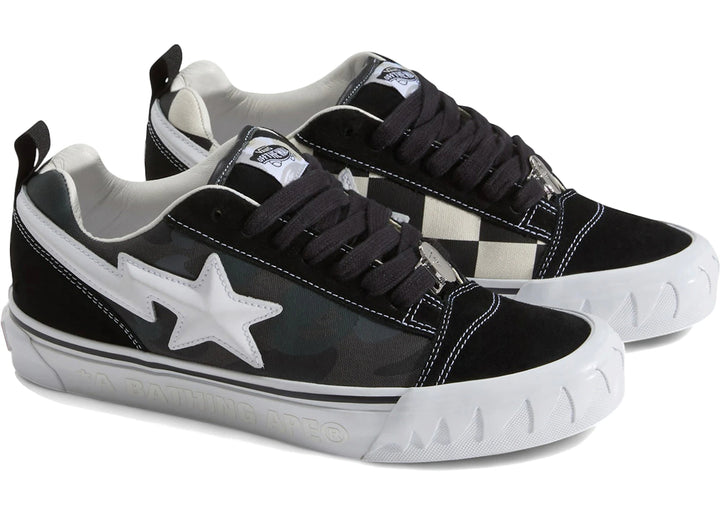 Vans Knu Skool Bape Camo Black - Kamuflaż. - N-Hype