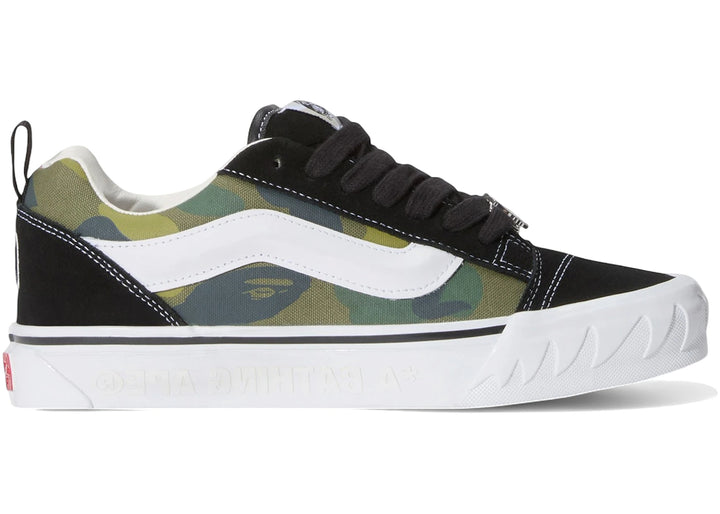 Vans Knu Skool Bape Camo Green - Zielony. - N-Hype