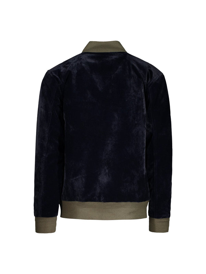Stussy Velvet Bomber Navy