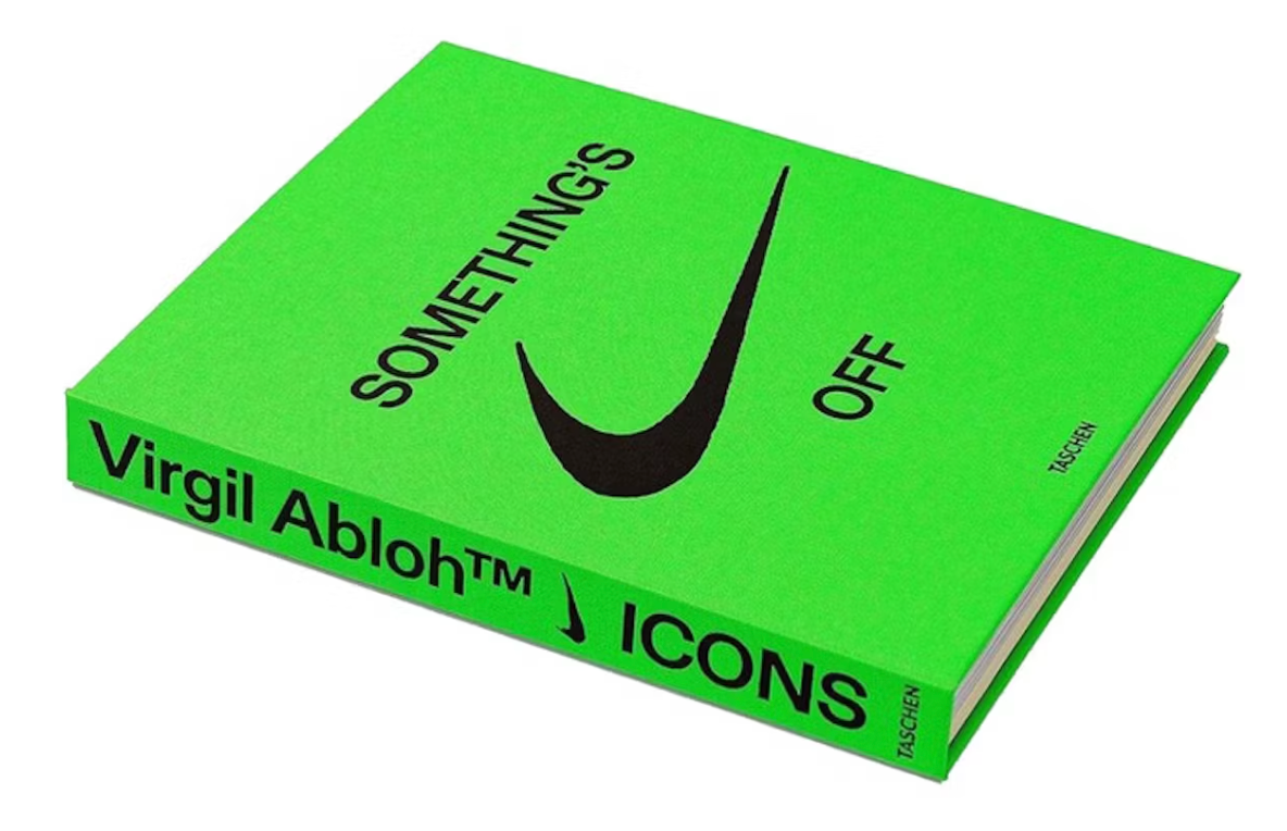 Virgil Abloh x Nike ICONS "The Ten" Something's Off Book Front Lodz Polska