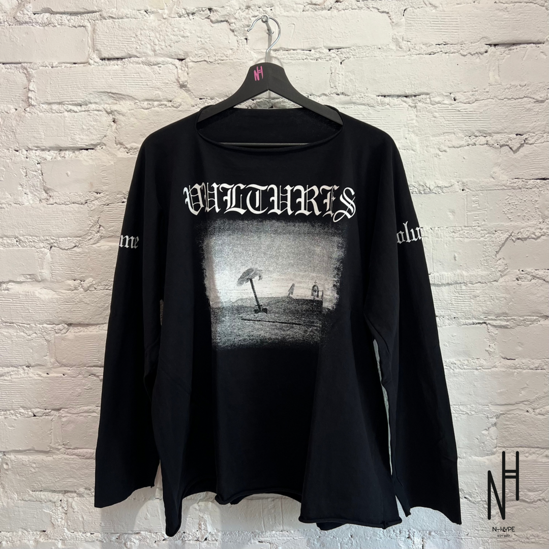 YZY Gosha Vultures Inspired Album Merch Concert Longsleeve YZY Gosha Vultures Inspired Album Merch Concert Longsleeve