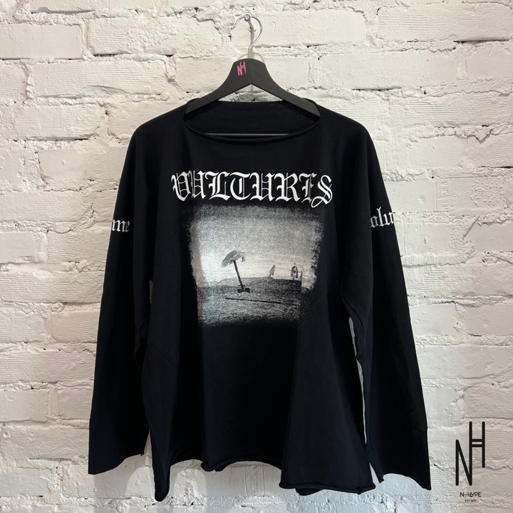 YZY Gosha Vultures Inspired Album Merch Concert Longsleeve Black