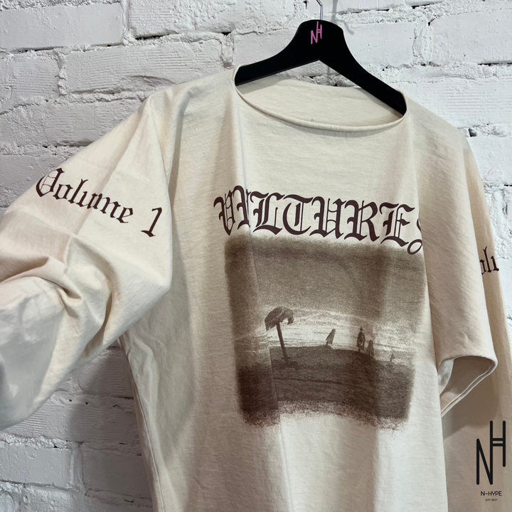 YZY Gosha Vultures Inspired Album Merch Concert Longsleeve White