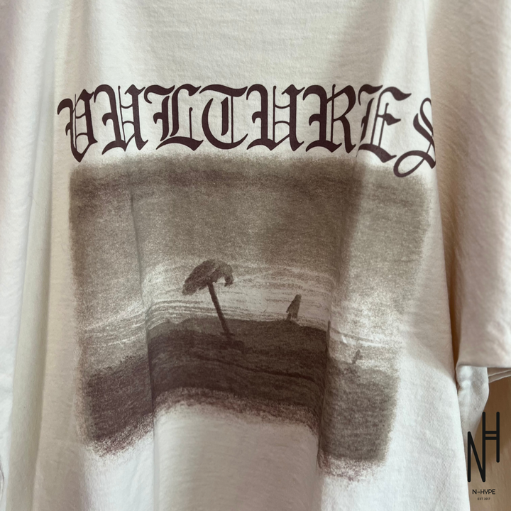 YZY Gosha Vultures Inspired Album Merch Concert Longsleeve White