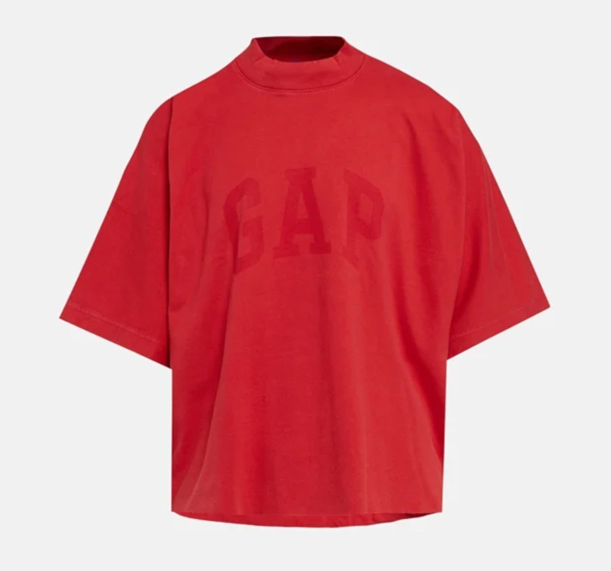 Yeezy Gap Engineered by Balenciaga T-Shirt Red Front Lodz Polska