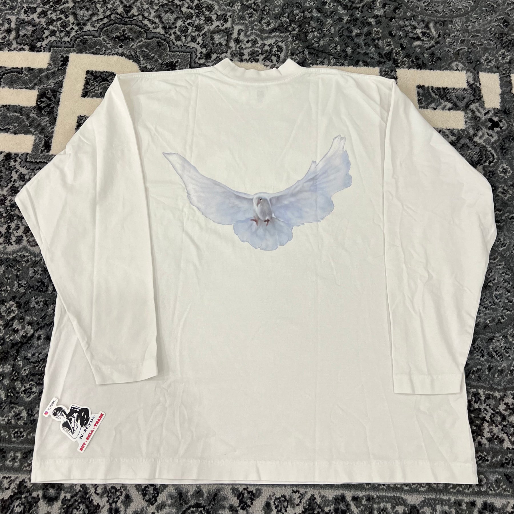 Yeezy Gap Engineered by Balenciaga Longsleeve Tee White – N-Hype Yeezy Gap Engineered by Balenciaga Longsleeve Tee White – N-Hype