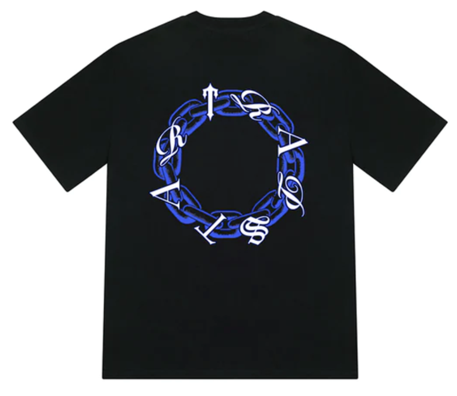 Trapstar Chain Script T-Shirt Eisschwarz