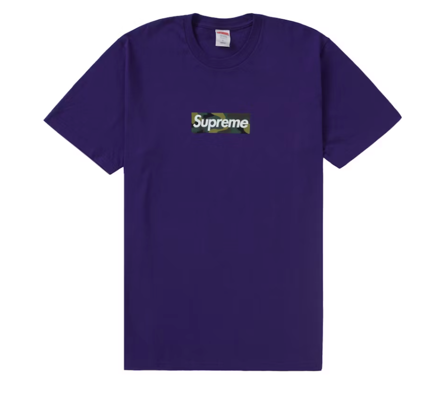 Supreme Box Logo (FW23) Tee Purple